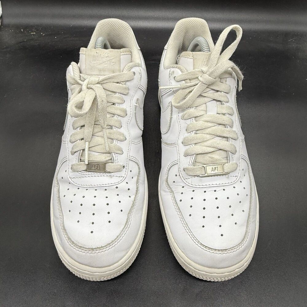 Nike Womens size 9.5 Air Force 1 DD8959-100 White Casual Shoes Sneakers - Picture 3 of 7